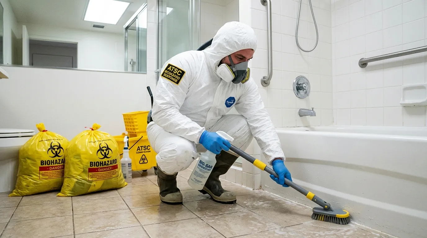 Decontamination equipment deployed for Blood Cleanup in Heathcote